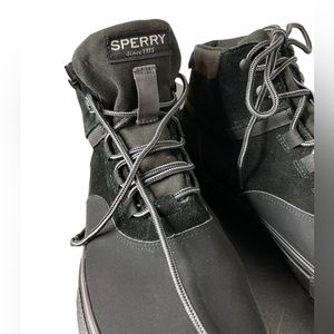 Sperry Black Suede Casual Ankle Boots Shoes Men's Size‎ US 13